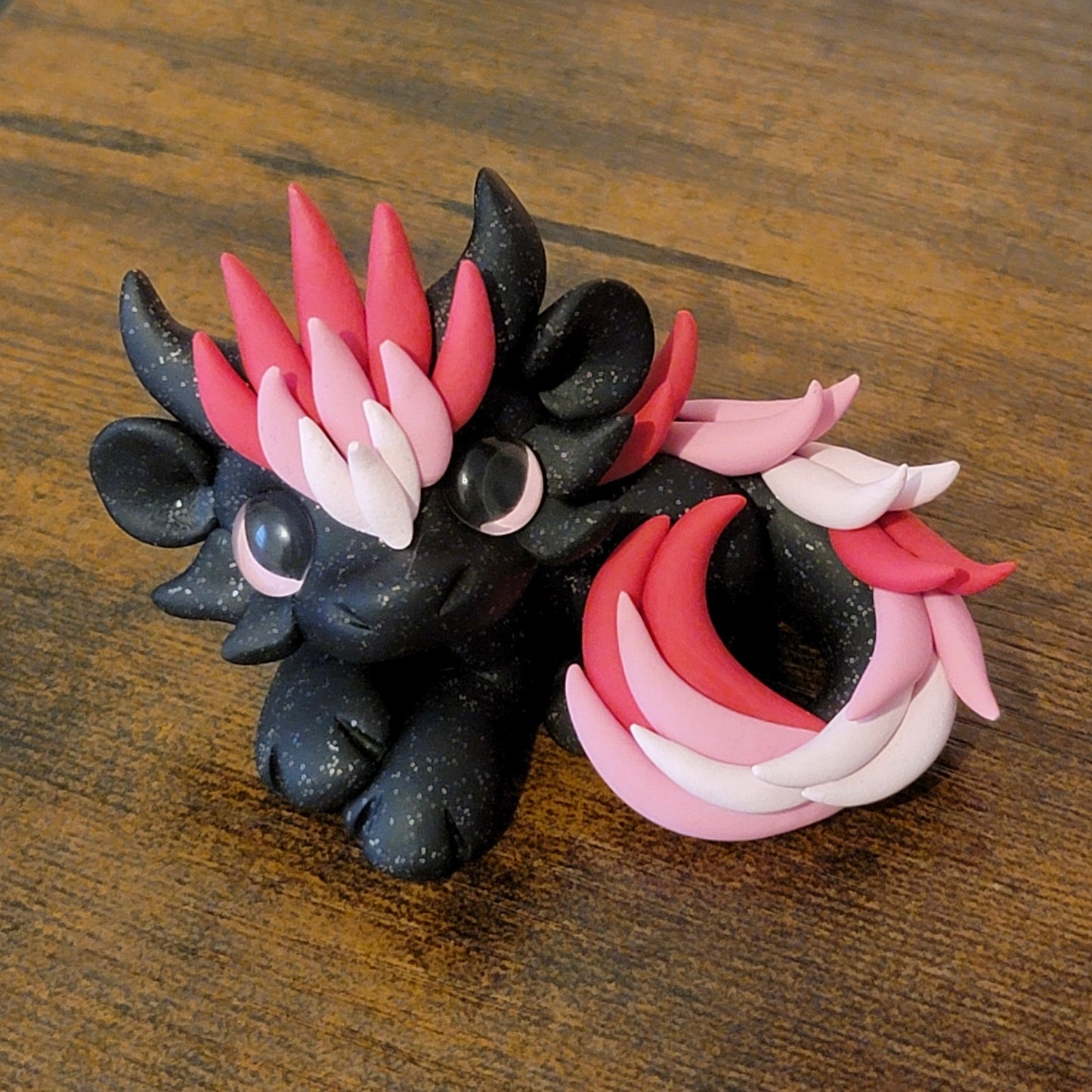 Mini Valentine Oriental Dragon “Amber”, Dragon Sculpture
