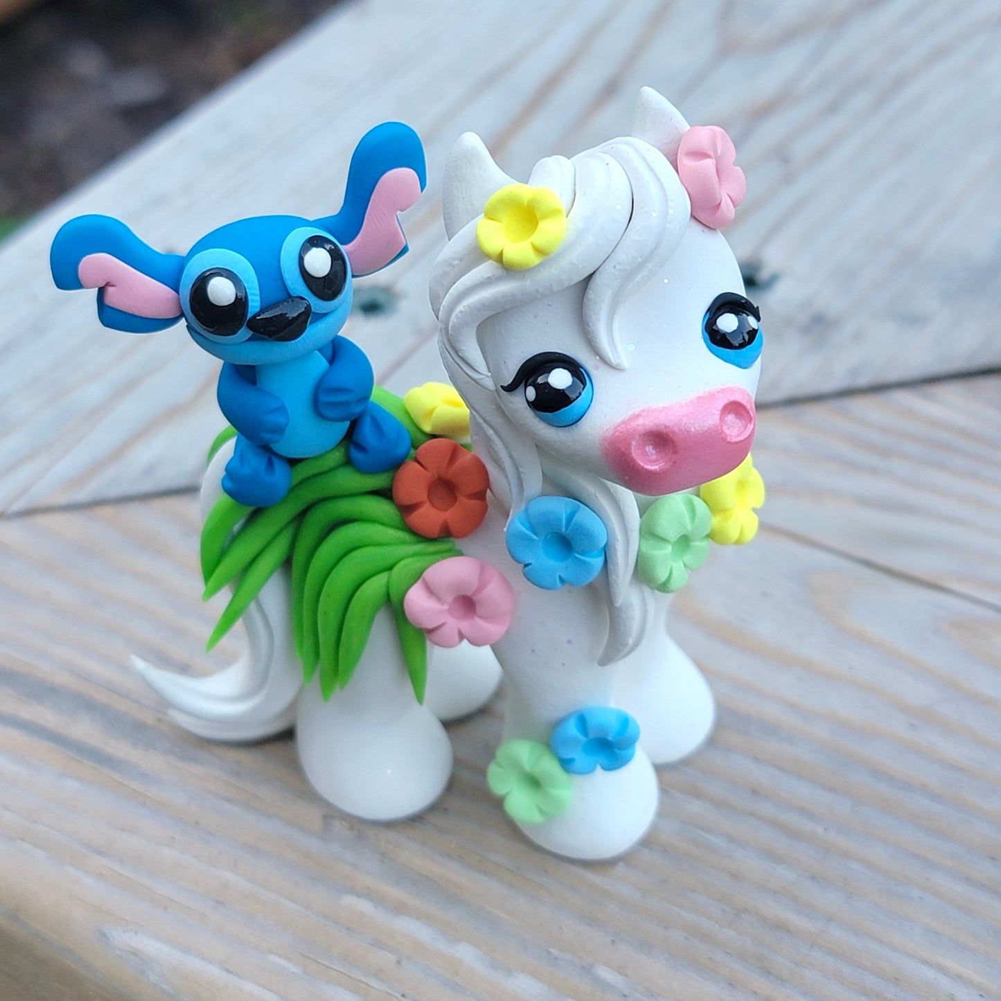 Pony w/Hula Skirt “Hawaii”, Horse Sculpture