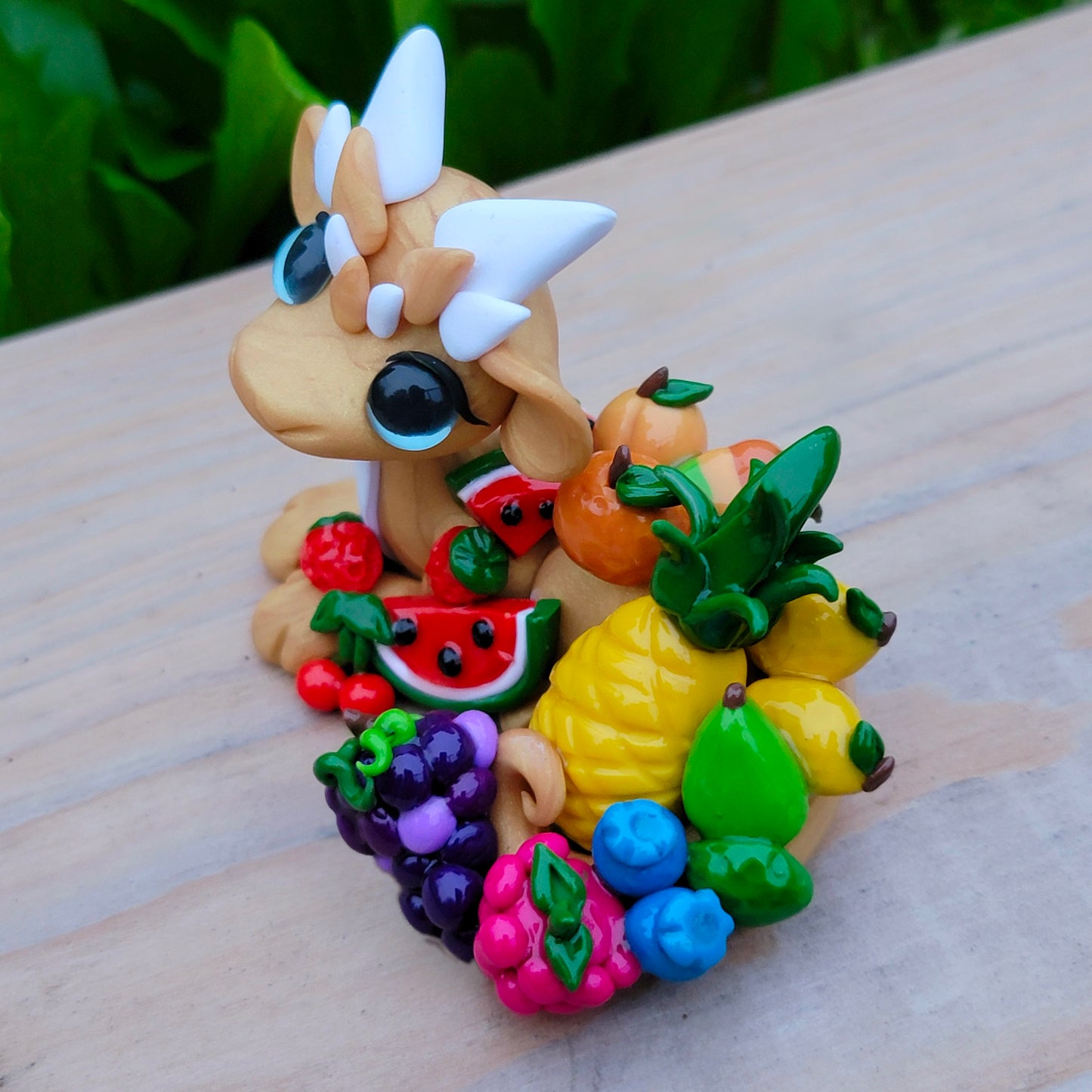 Fruit Dragon “Pina Colada”, Dragon Sculpture