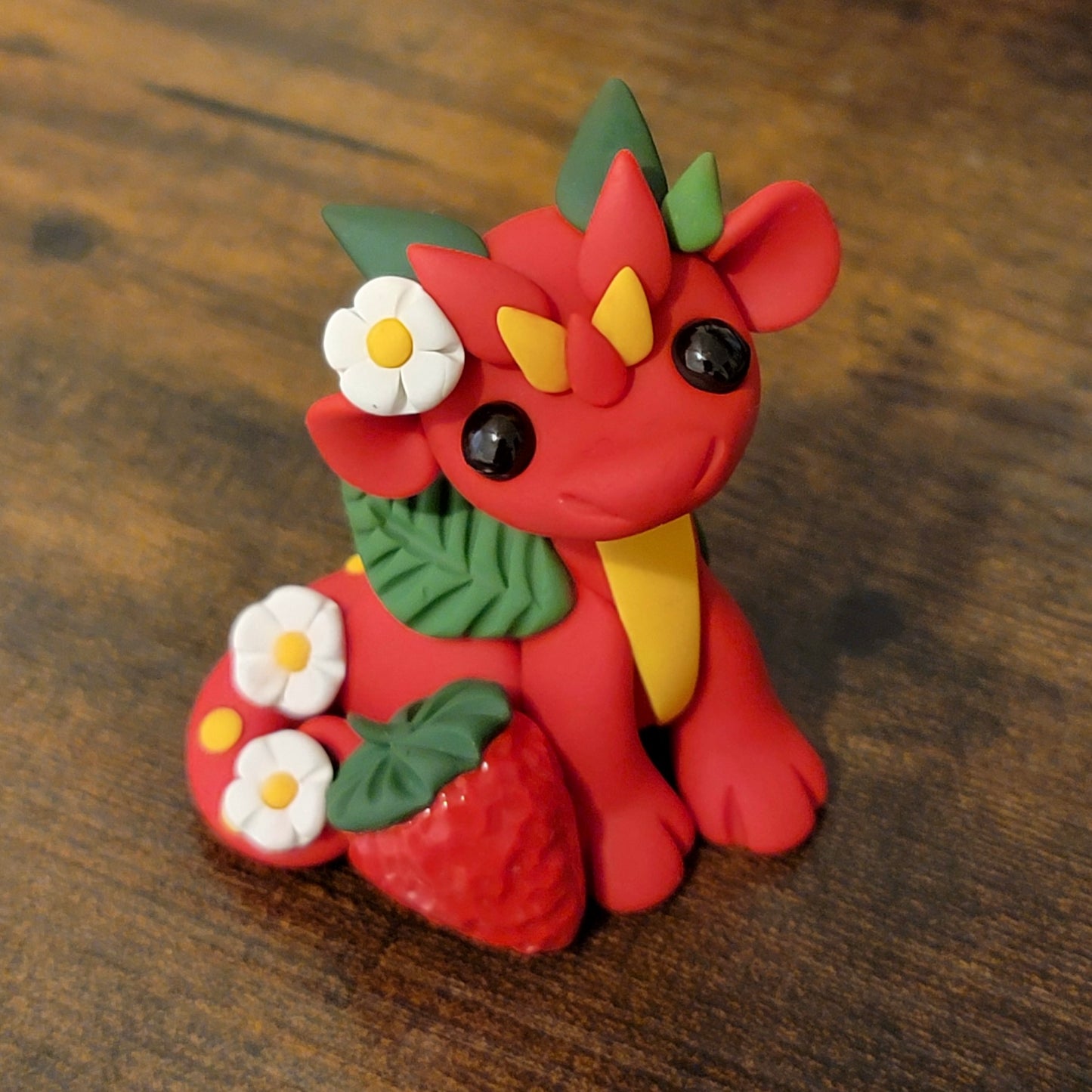 Strawberry Dragon “Summer”, Dragon Sculpture