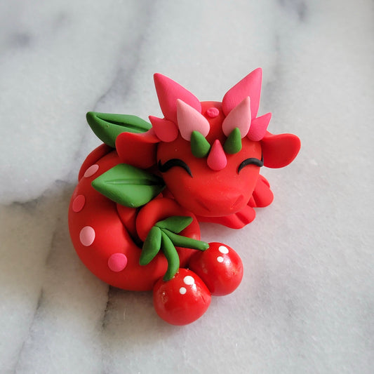 Cherry Dragon, Fruit Dragon Sculpture
