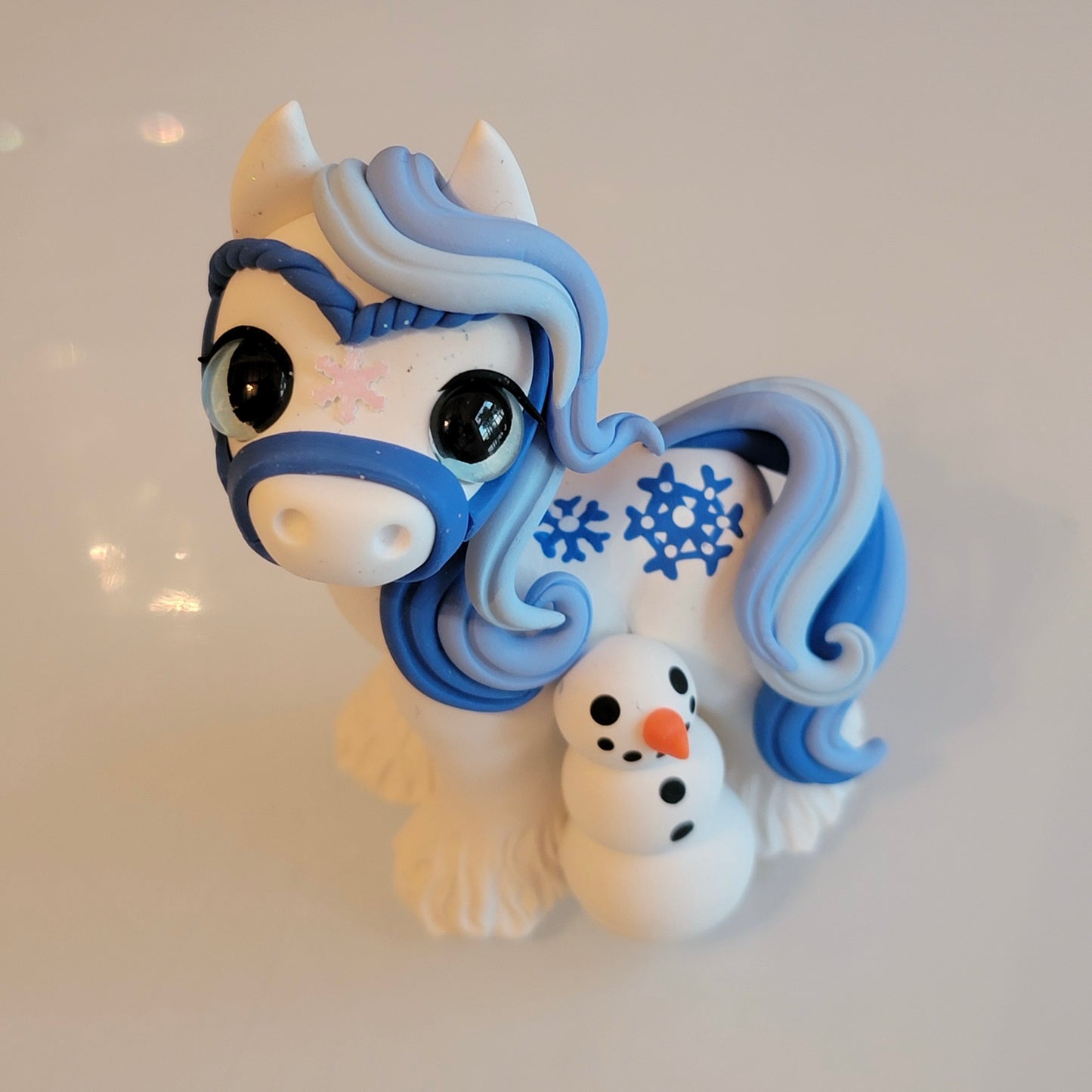 Snow Pony “Snowball”, Pony Sculpture