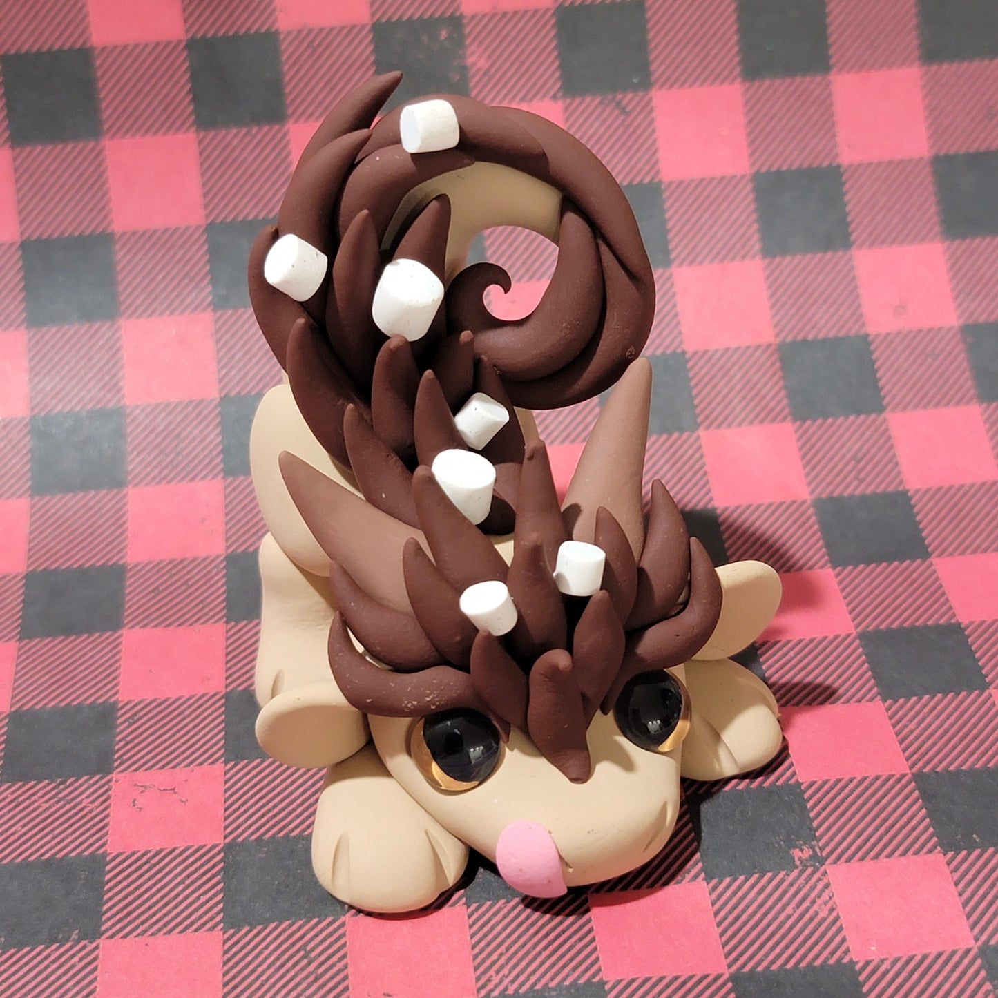 Hot Chocolate Oriental Dragon “Marshmallows”, Dragon Sculpture