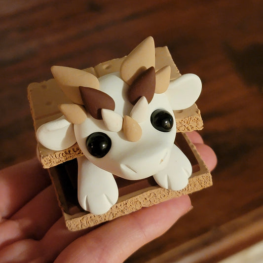 Handheld S’mores Dragon Figurine