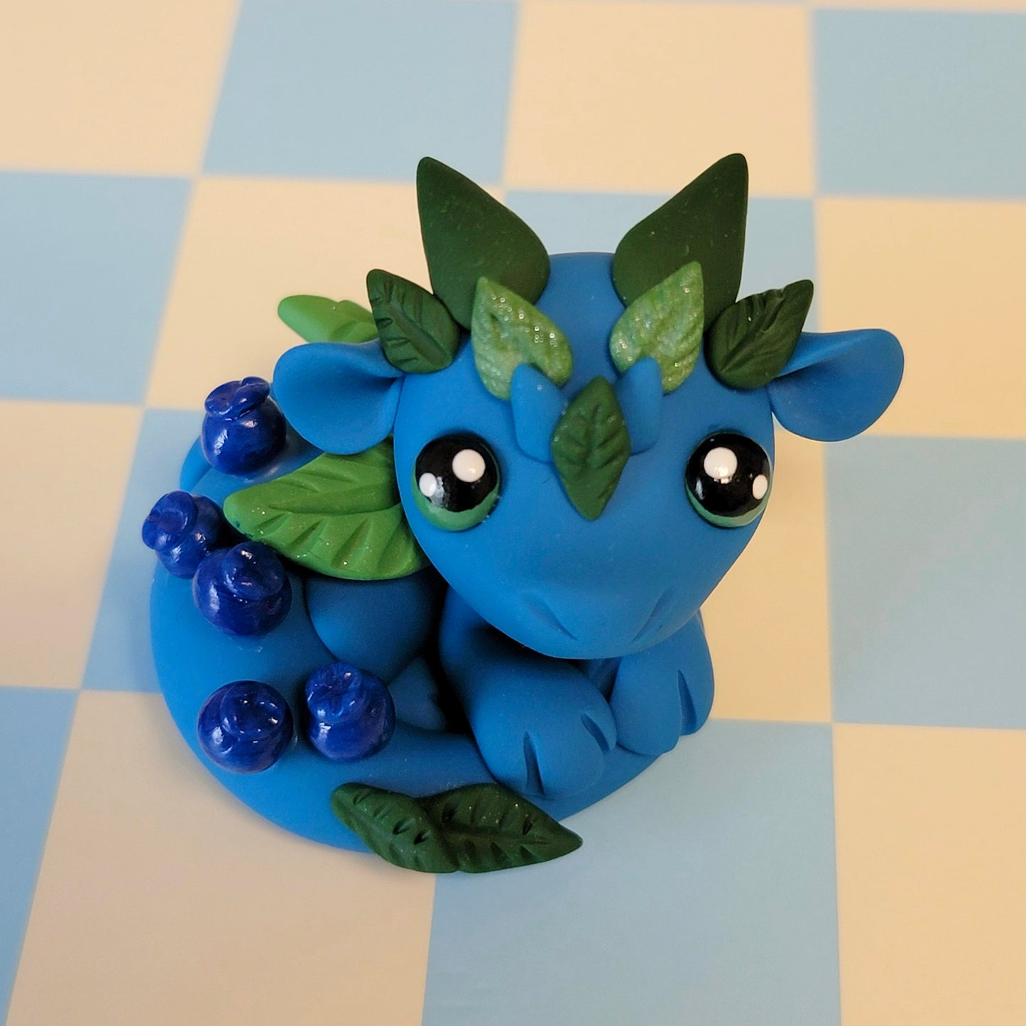 Mini Blueberry Dragon, Dragon Sculpture