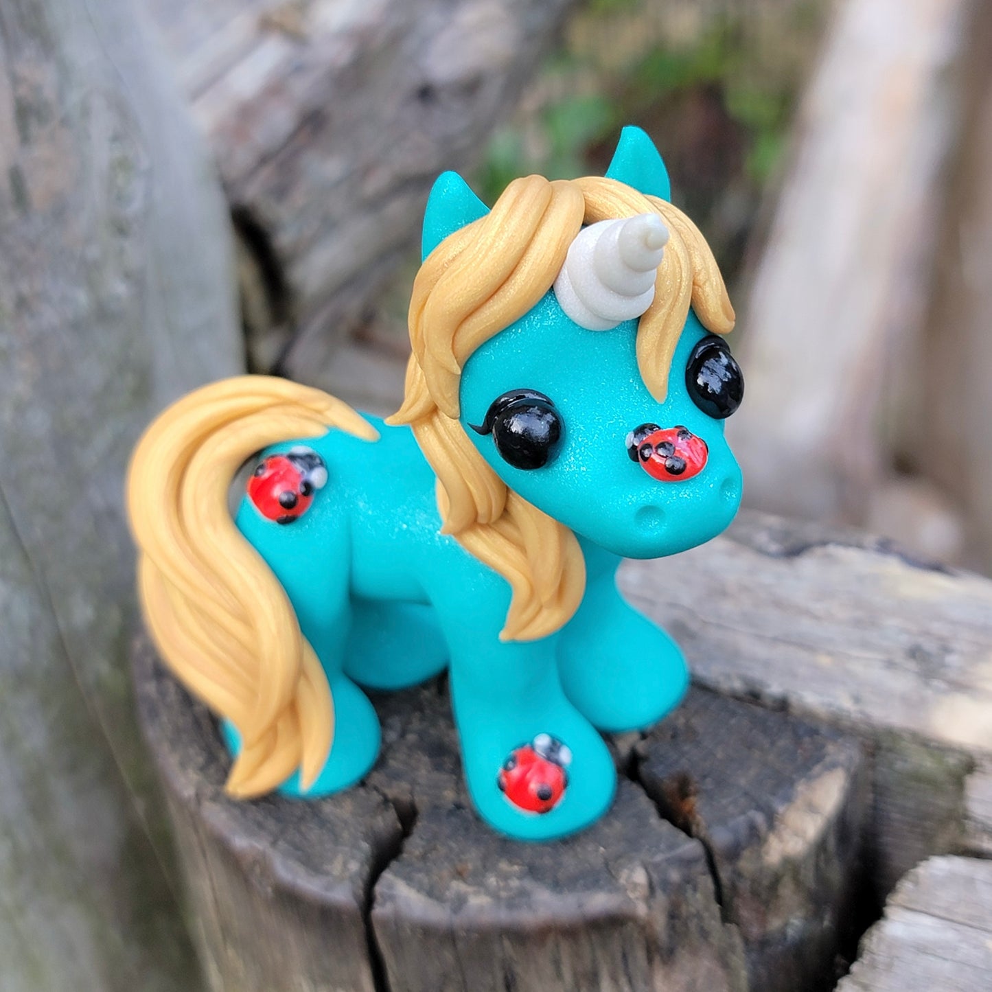 Ladybug Unicorn “Aphrodite”, Unicorn Sculpture