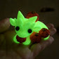 Pumpkin Dragon “Glowstick”, Handmade Clay Dragon