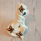Butterfly Pony “Cotton”, Handmade Clay Pony