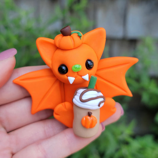 PREORDER Mini Pumpkin Spice Latte Bat