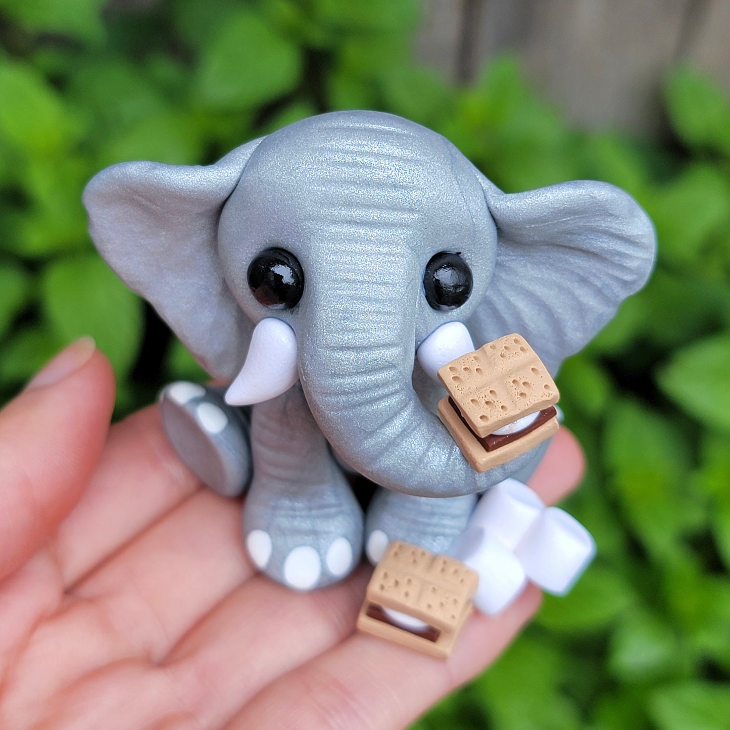 S’mores Elephant “Toasty”, Elephant Sculpture