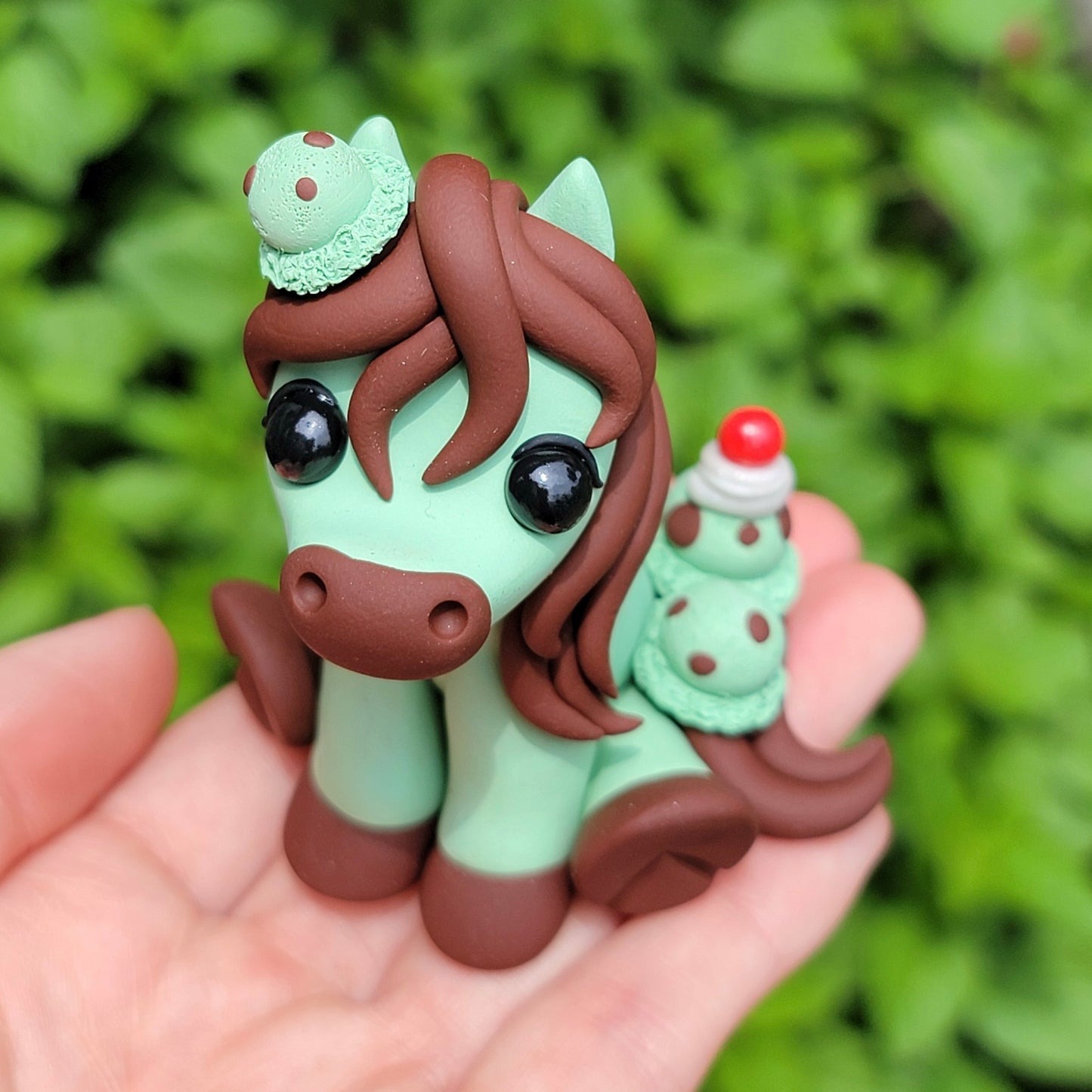 Mint Choc. Chip Ice Cream Pony, Pony Sculpture