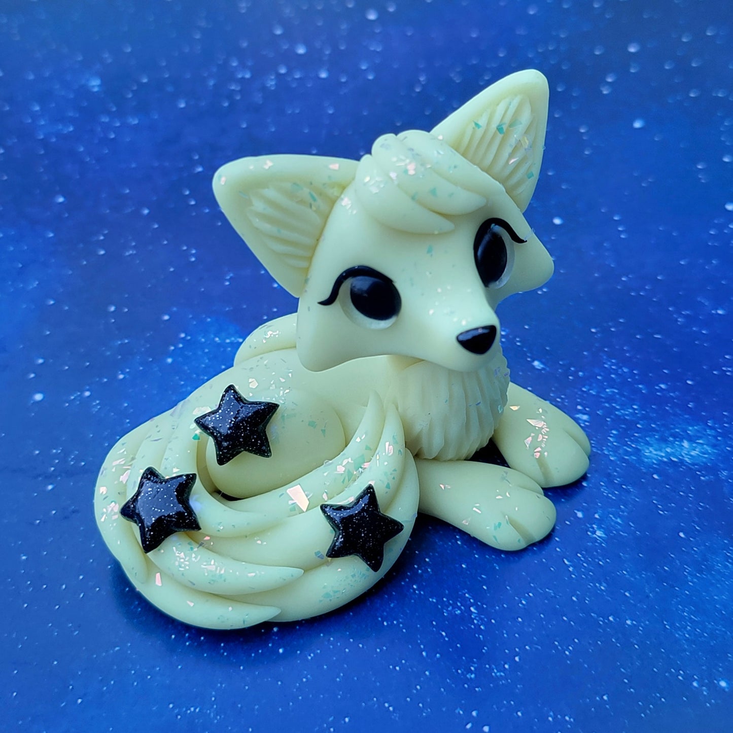 Glow in the Dark Fox “Comet”, Fox Sculpture