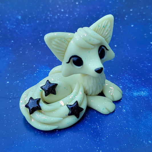 Glow in the Dark Fox “Comet”, Fox Sculpture