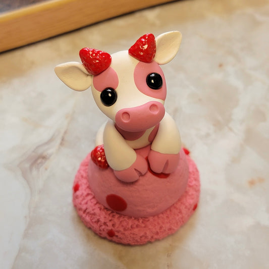 Strawberry Ice Cream Cow