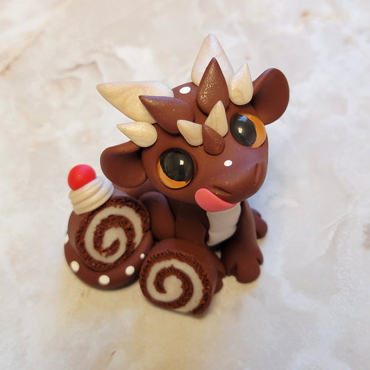 Chocolate Cake Roll Dragon