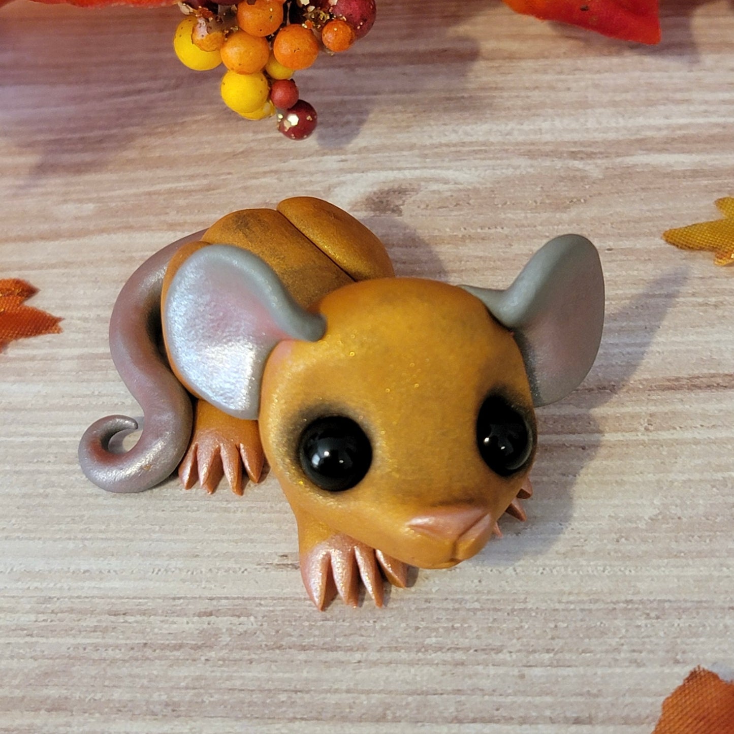 Curious Mouse “Cookie”, Mouse Sculpture