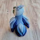 Blue Macaw “Azul”, Handmade Clay Parrot