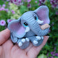 Elephant “Peanut”, Handmade Clay Elephant