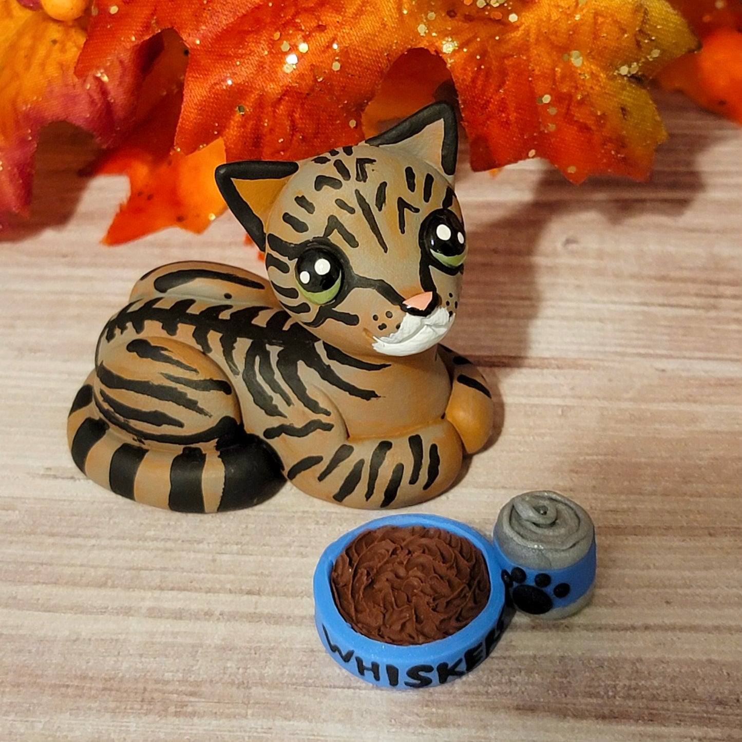 Brown Tabby Cat, Cat Sculpture