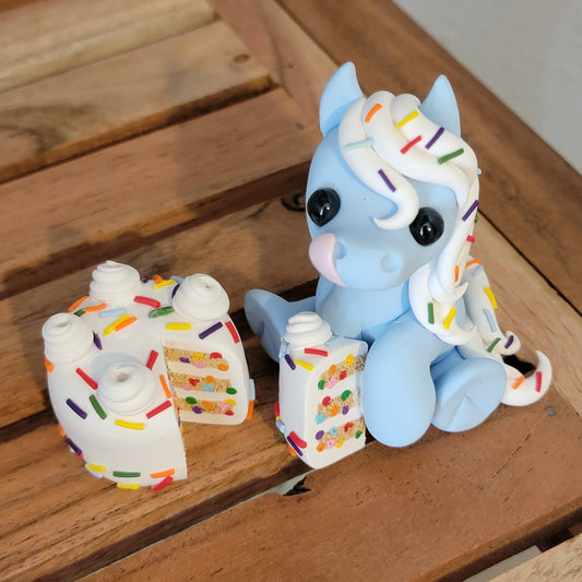 Funfetti Cake Pony “Sprinkles”, Horse Sculpture