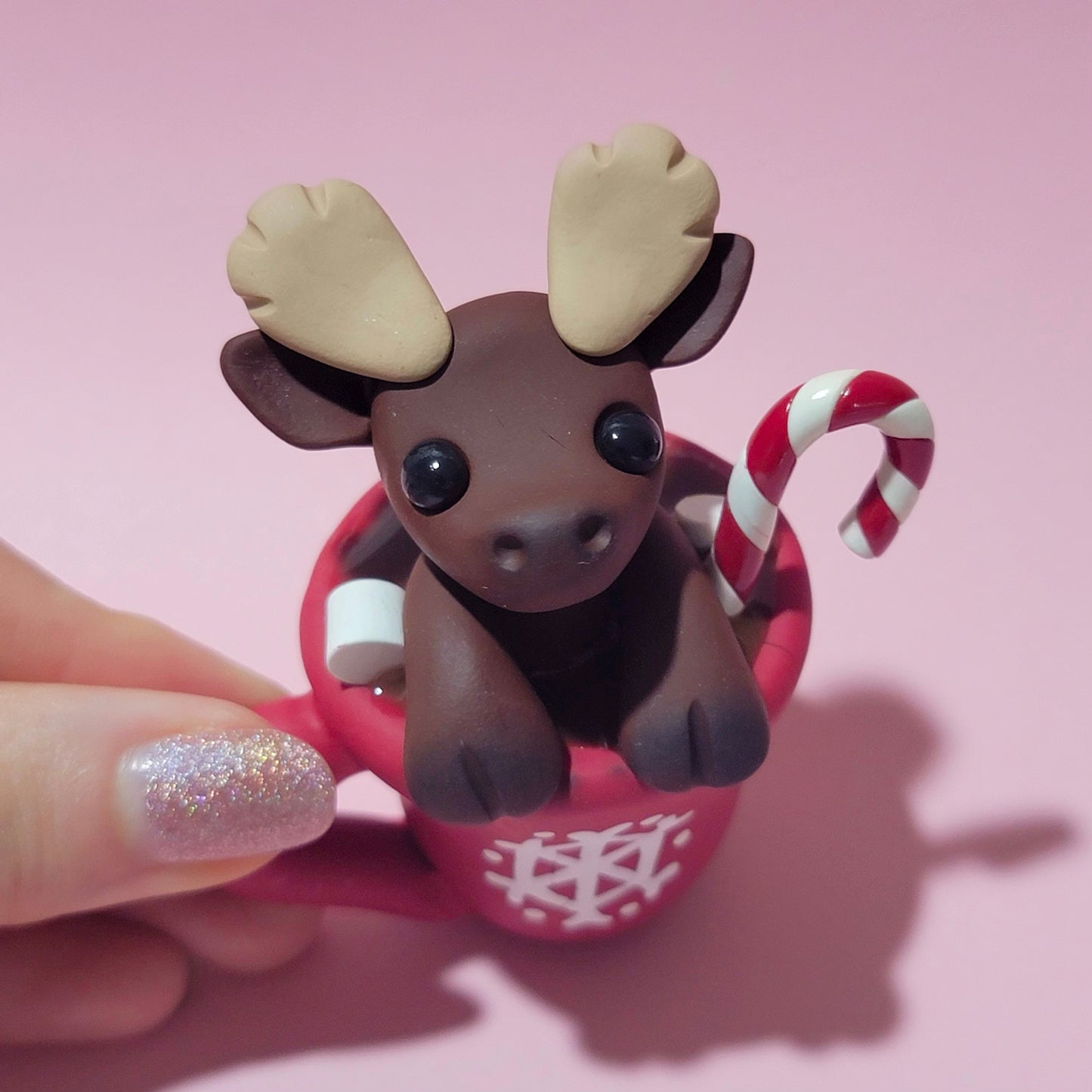 Minty Moose Cocoa Mug