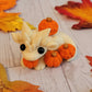 Pumpkin Dragon “Glowstick”, Handmade Clay Dragon