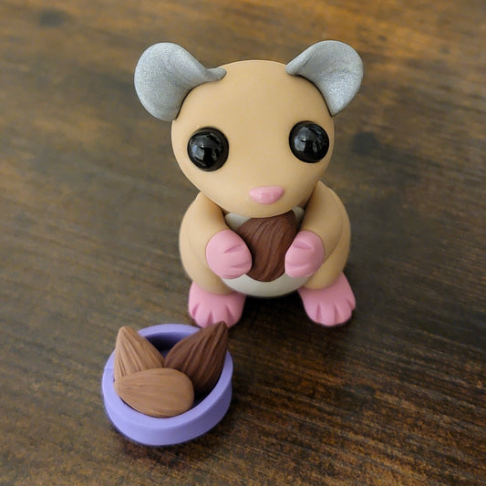 Chubby Hamster “Chewy”, Hamster Sculpture