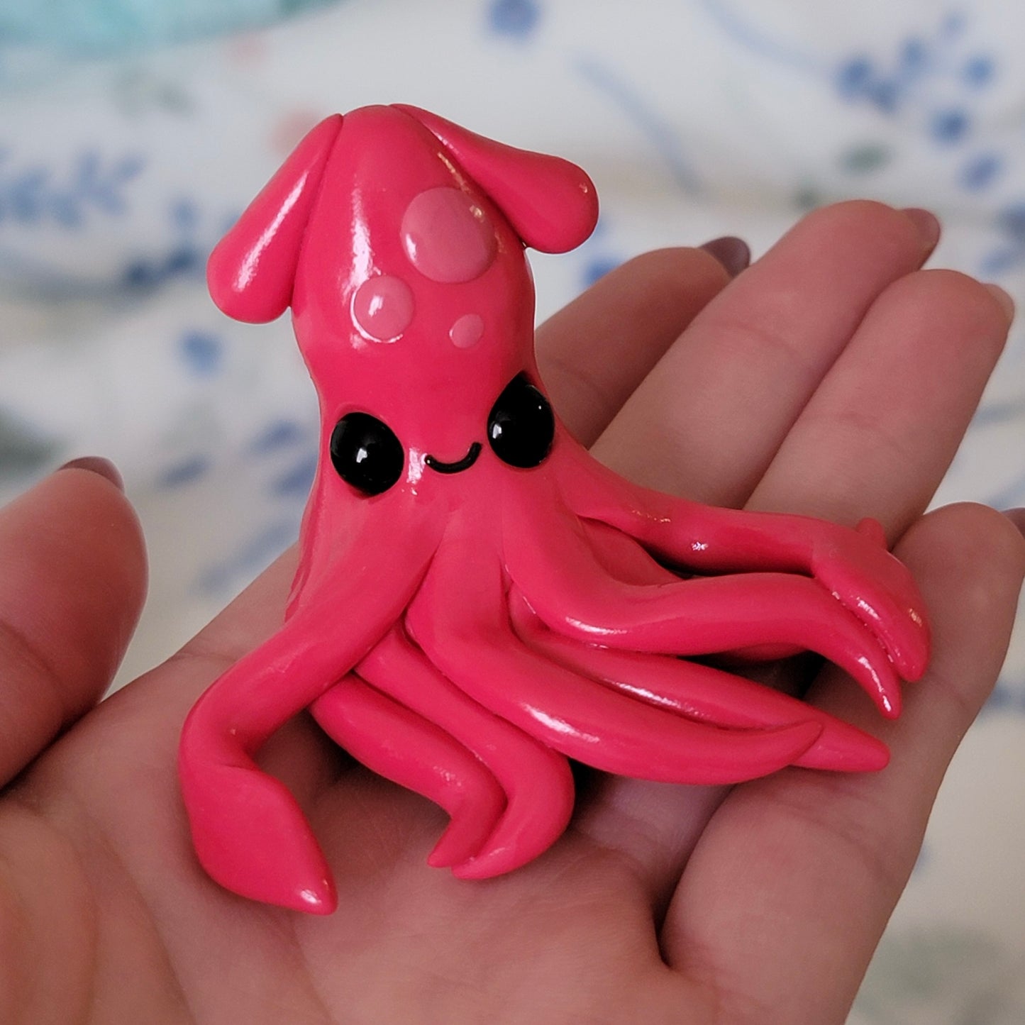 Red Squid “Watermelon”, Squid Sculpture