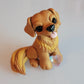 Happy Golden Retriever “Sunshine”, Handmade Clay Dog