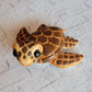 Sea Turtle “Journey”, Handmade Clay Turtle