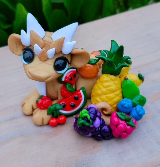 Fruit Dragon “Pina Colada”, Dragon Sculpture
