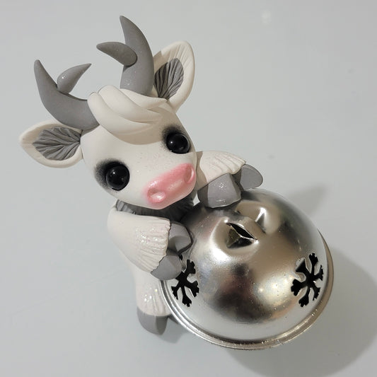 Silver Jingle Bell Reindeer