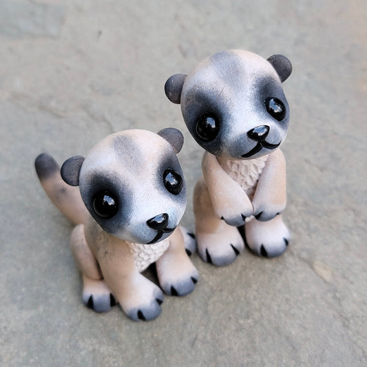 Meerkat Couple Sculptures