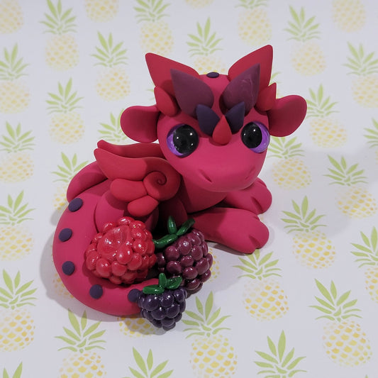 Raspberry Dragon Sculpture “Smoothie”