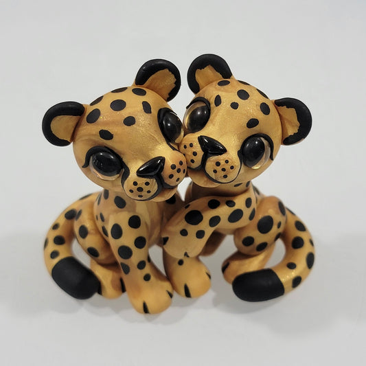 Cheetah Cubs Sculpture