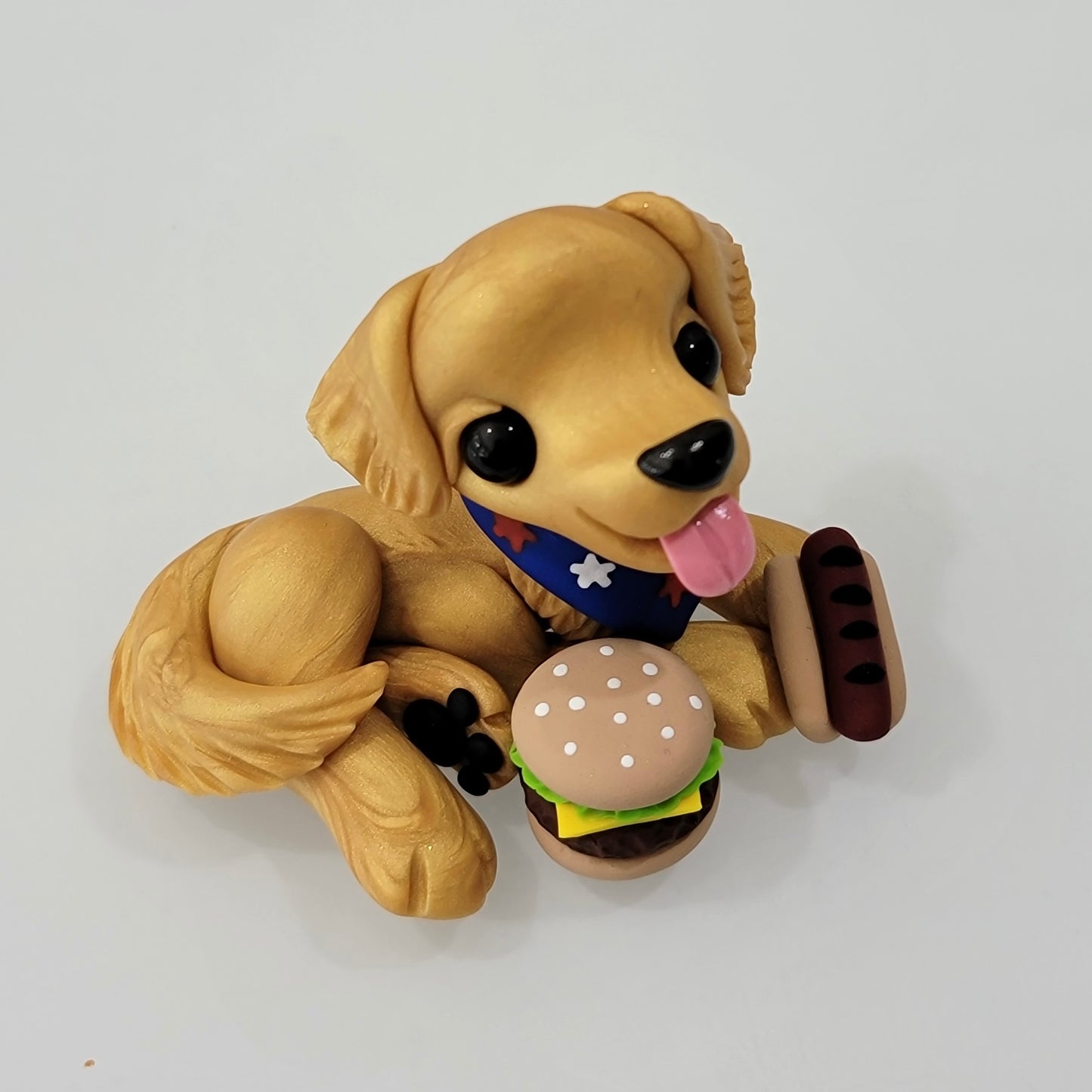 BBQ Golden Retriever “Patriot”