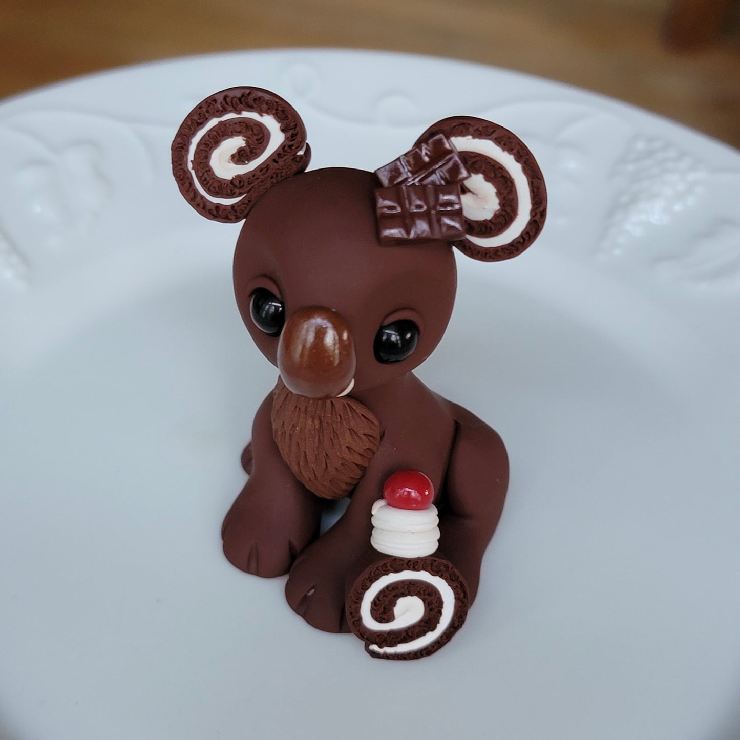 Cake Roll Koala Sculpture