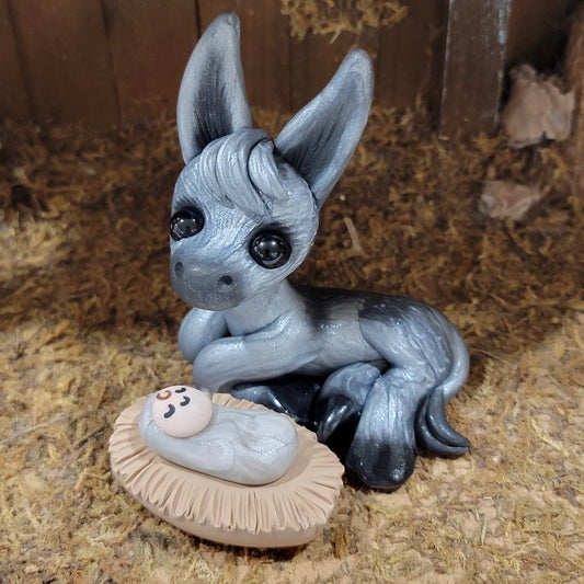 Donkey w/Baby Jesus “Wonder”