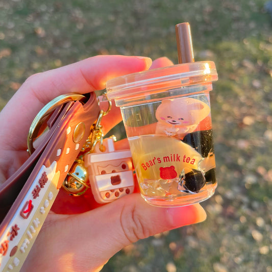 Boba Tea Bear Keychain *FREE SHIPPING*