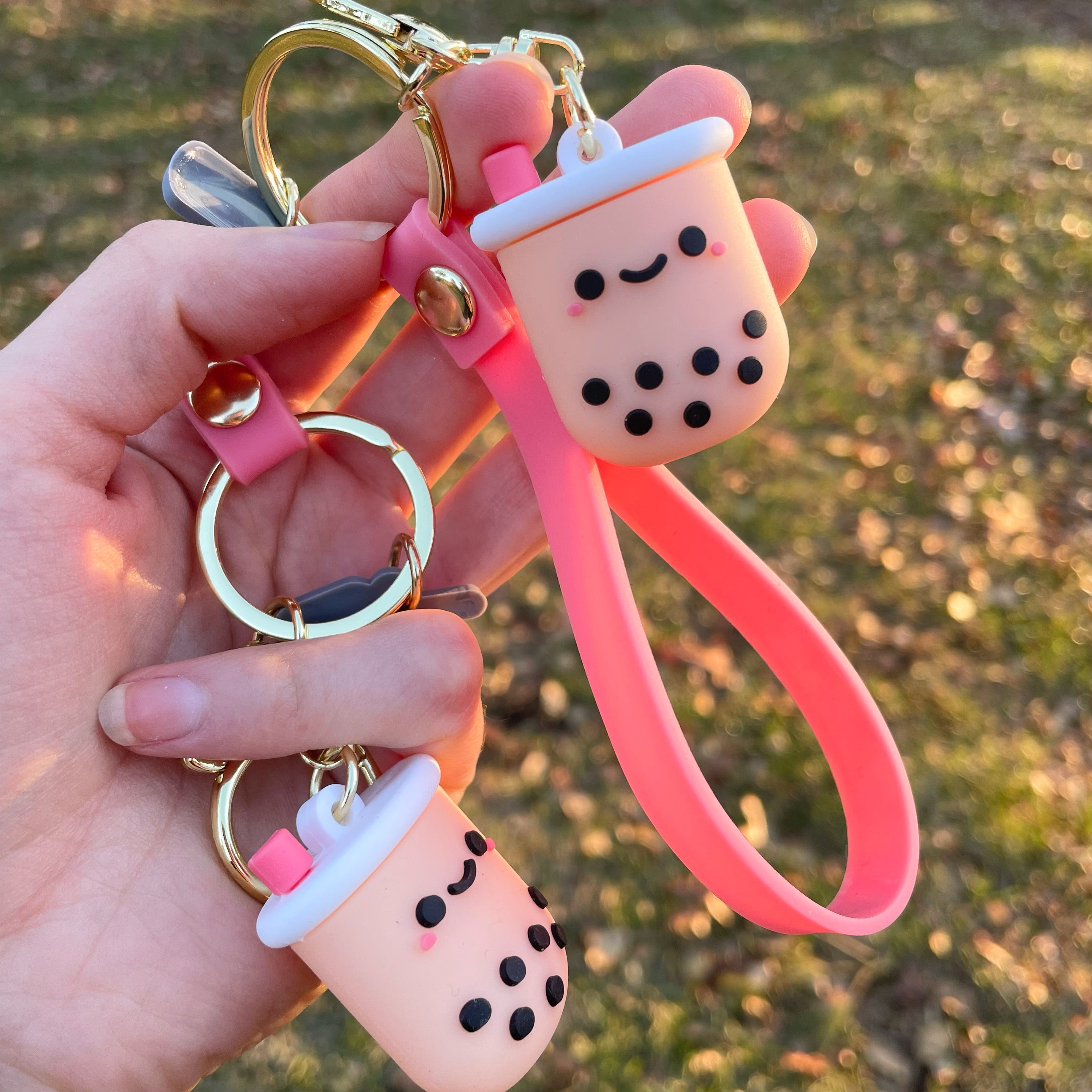 Boba hot sale tea keychain