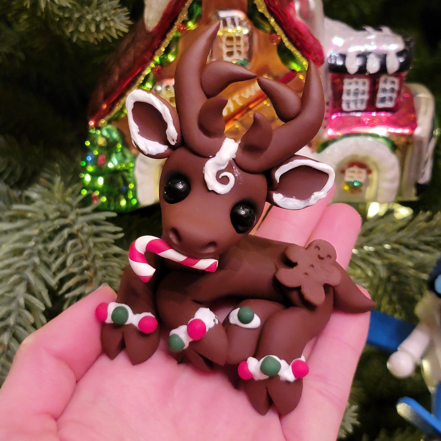 Limited Edition Gingerbread Reindeer “Peppermint”