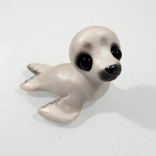 Chunky Harp Seal Pup “Snowball”